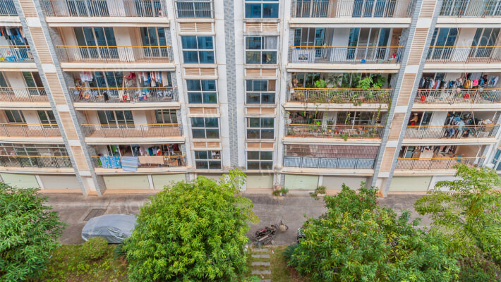 新华苑小区外景图