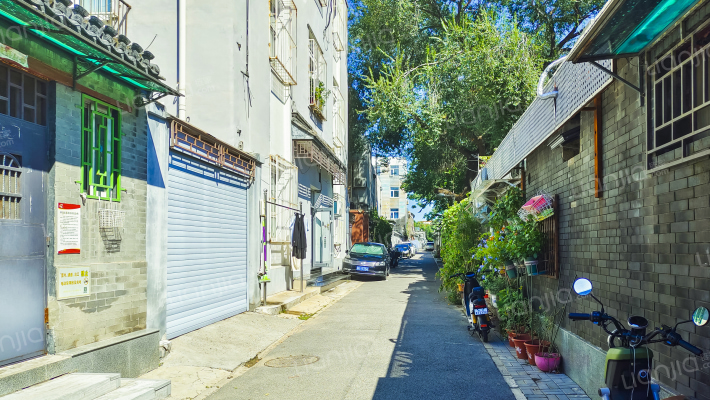 东旧帘子胡同外景图