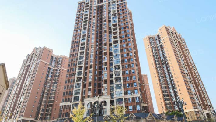 典雅花溪半岛一期高层外景图