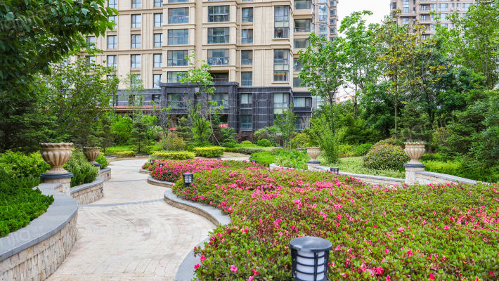 新华锦爱丁堡国际公寓外景图