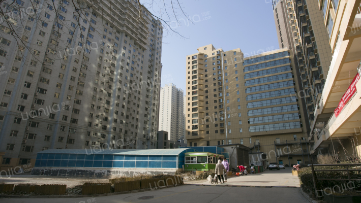 化纤所高层住宅小区外景图