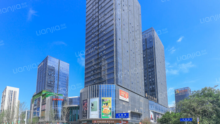 蓝天·世贸中心外景图