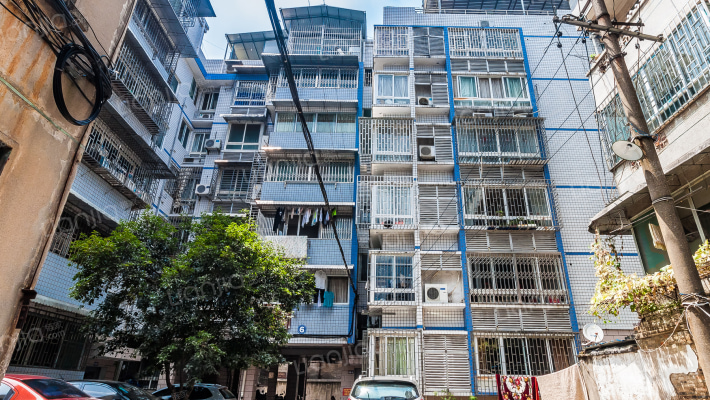 桂林中学教工宿舍北区外景图