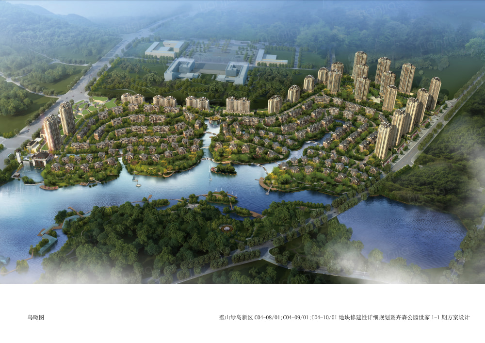 重庆新房 重庆楼盘 璧山楼盘 秀湖鹭岛 秀湖鹭岛相册此图片为效果图