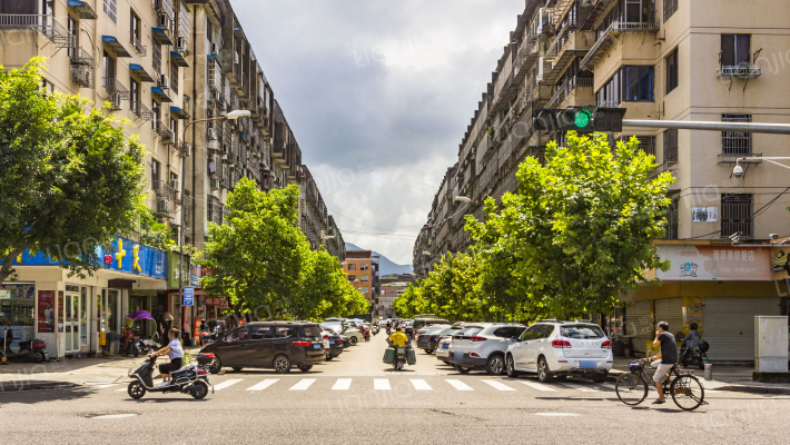 河庄住宅小区外景图