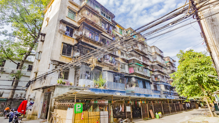 港湾五村外景图