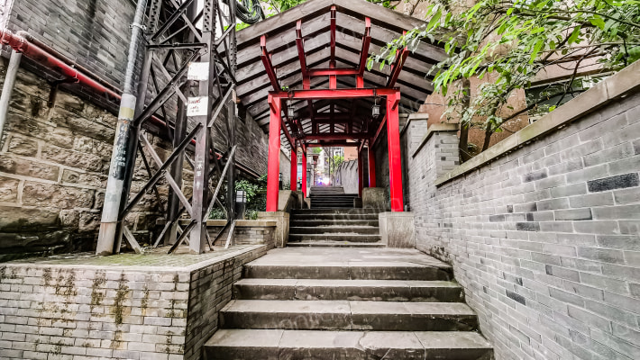 王爷石堡社区外景图