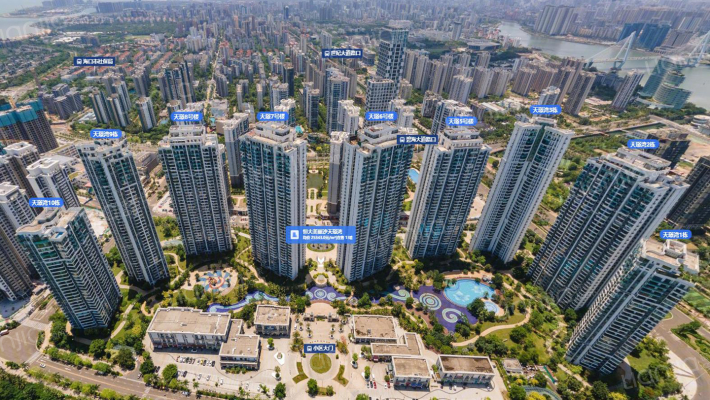 恒大美丽沙天璟湾外景图