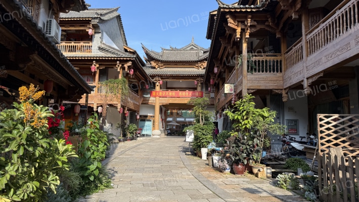 民族村茶文化大观园外景图