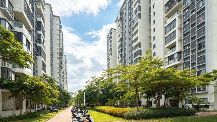 铁路小区外景图