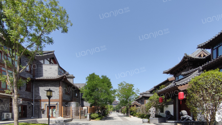 半亩园东园外景图