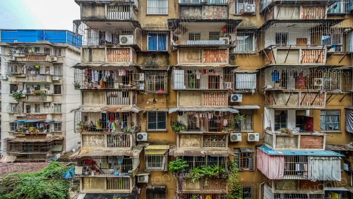 大板住宅区外景图