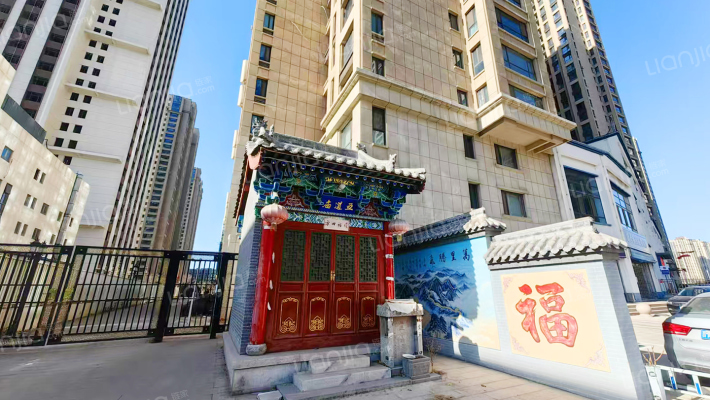 南阜悦湖城外景图