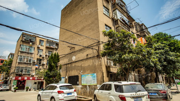 襄樊市五一棉纺厂一生活区外景图