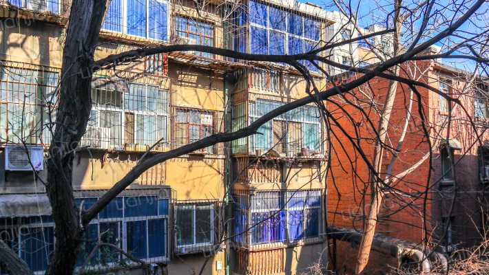 市税务局家属楼外景图