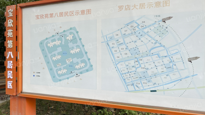 美罗家园宝欣苑八村外景图