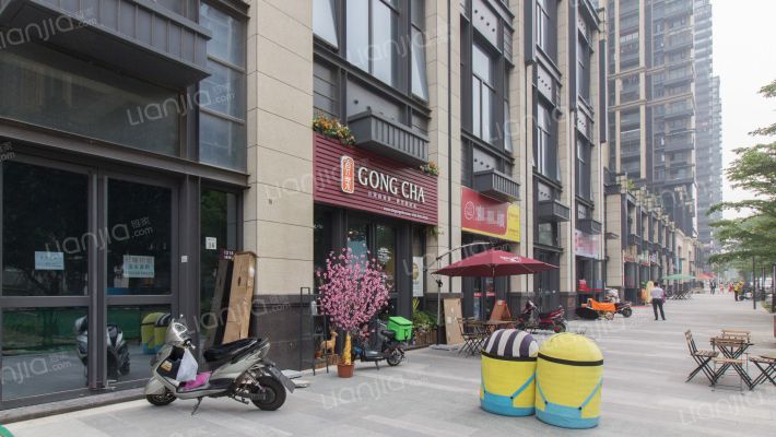 中洲中央公园临街商铺外景图