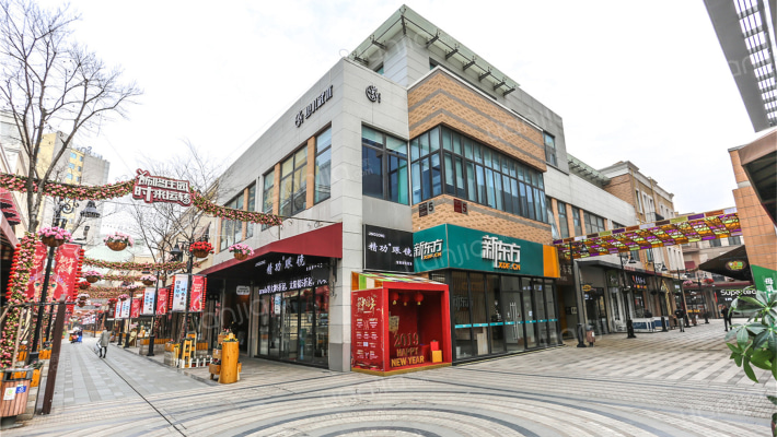 绿宝广场步行街外景图