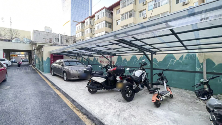 山西省化工轻工公司宿舍治安小区外景图