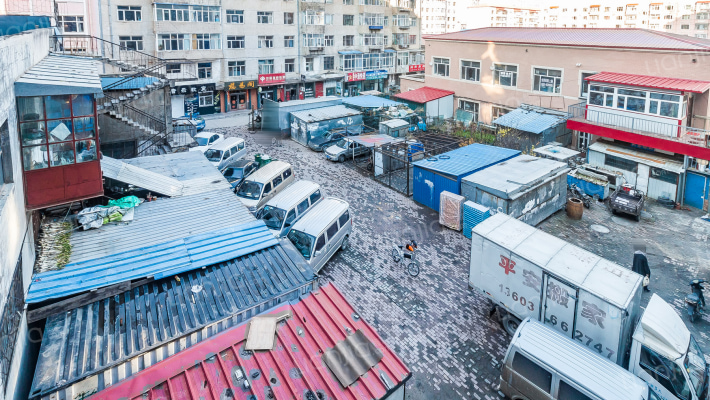 二蔬菜家属楼外景图