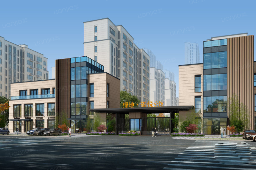 绿地柏仕公馆图片_绿地柏仕公馆实景图(合肥链家新房)