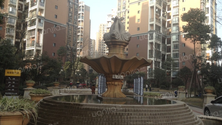 蜀镇锦云阁外景图