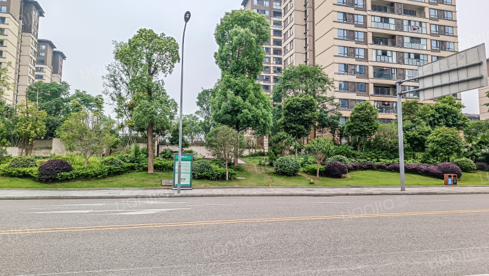 富力白鹭湾观湖外景图