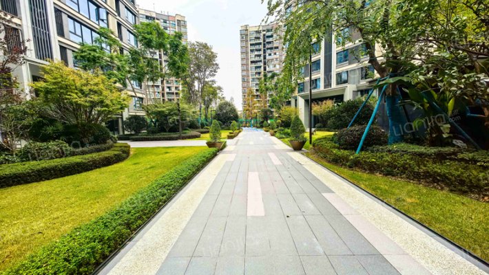 龙湖春江天镜江澜外景图