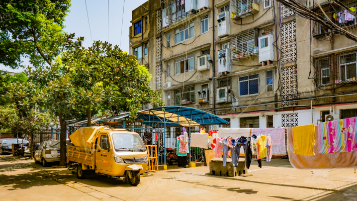 市动检站家属院外景图