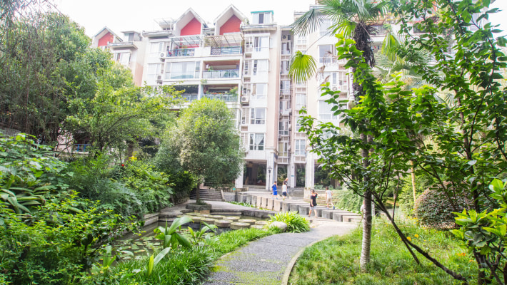 溢阳绿城外景图