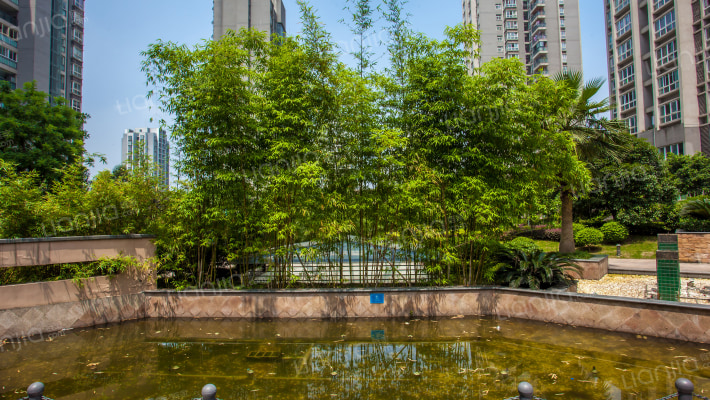 御府揽岳阁外景图