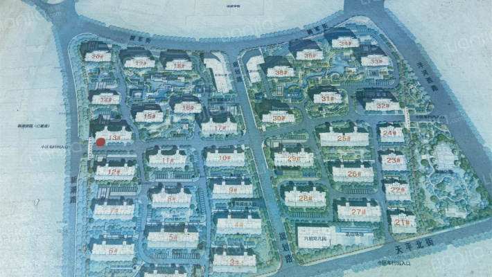 望岳园西区外景图