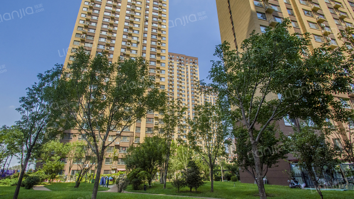 金辉湖畔里外景图