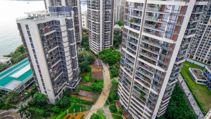 半岛城邦花园一期外景图