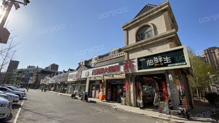 巴黎春天商业小镇外景图