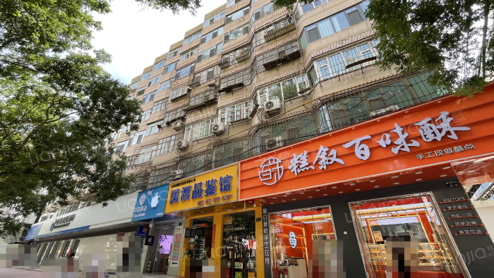 兰州市建设银行家属院外景图