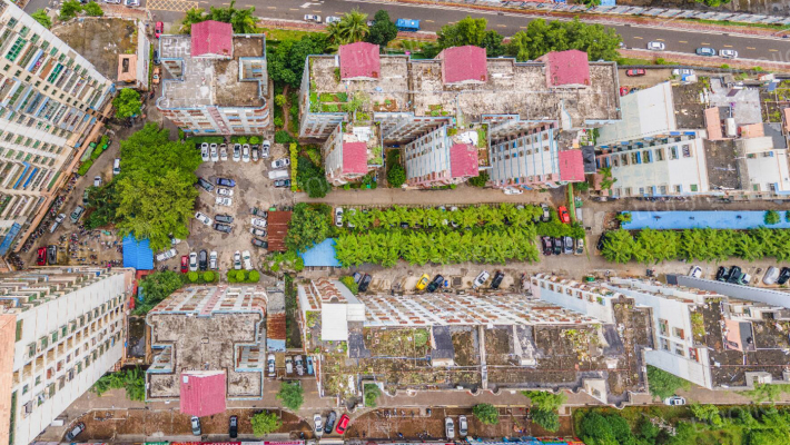 华天公寓外景图