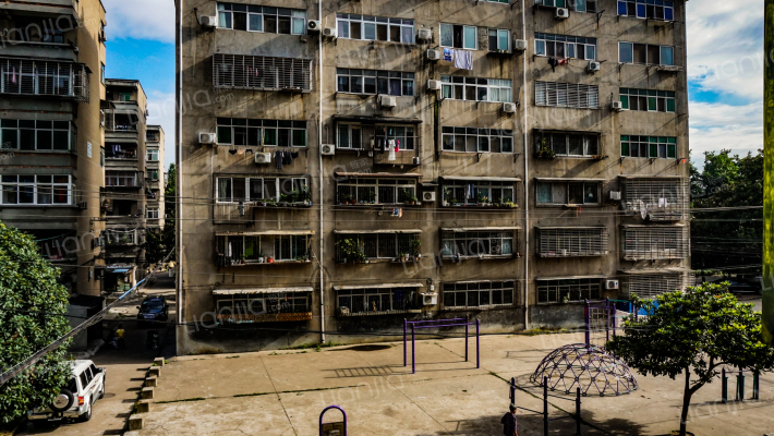 华中制药生活区外景图