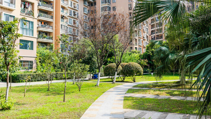 成电花园文德苑外景图