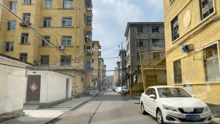 棉纺厂家属院外景图