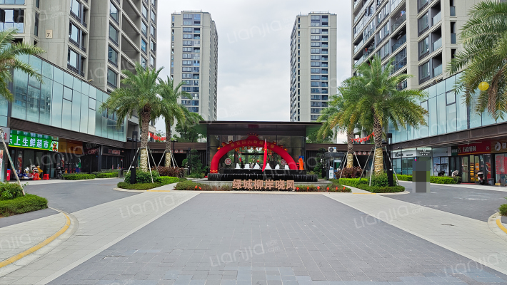 绿城柳岸晓风外景图