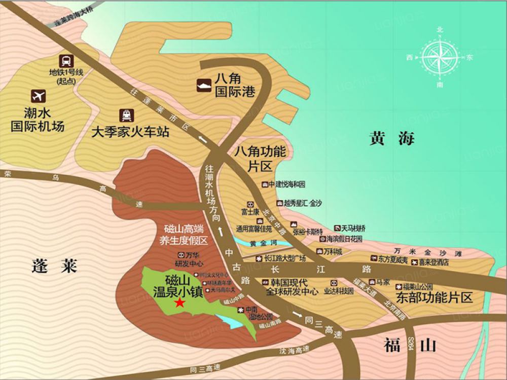 磁山温泉小镇图片_磁山温泉小镇实景图(烟台链家新房)