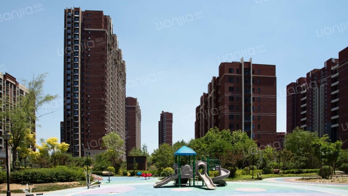 水榭花城外景图