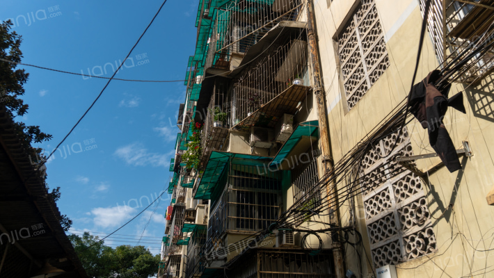 饲料公司宿舍外景图