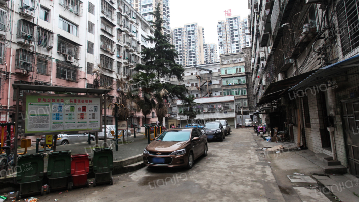 电子元件厂生活小区外景图