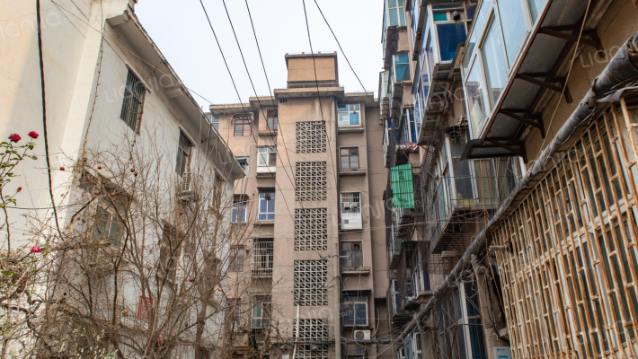 郑州中铁七局职工宿舍外景图