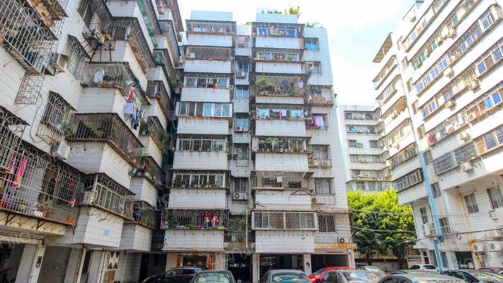 人民银行宿舍小区外景图