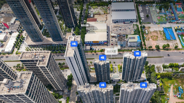 卓越华堂云光外景图