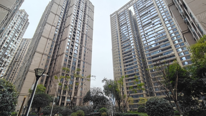 滨江和城外景图