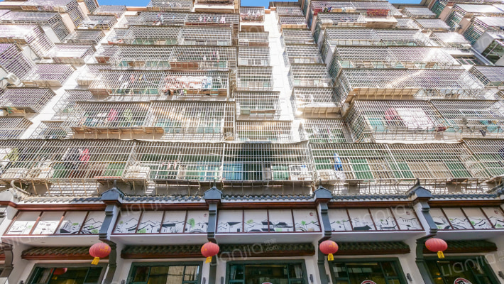 前万安置房小区外景图